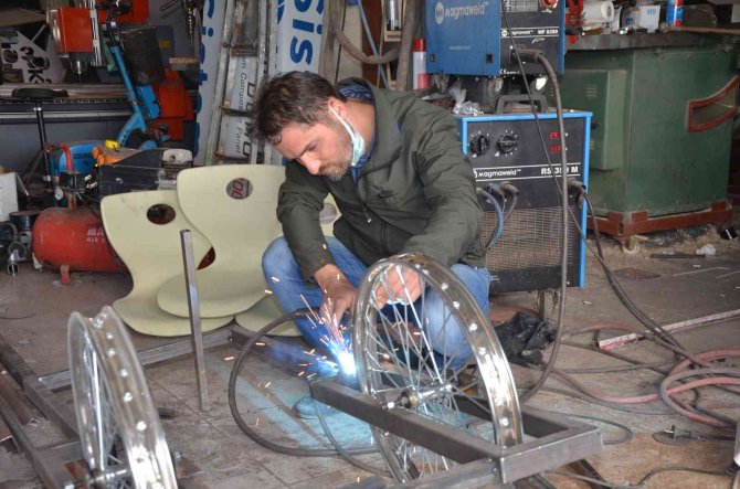 Merak Saldığı 4 Tekerli Bisikletler İçin Üretim Atölyesi Kurdu