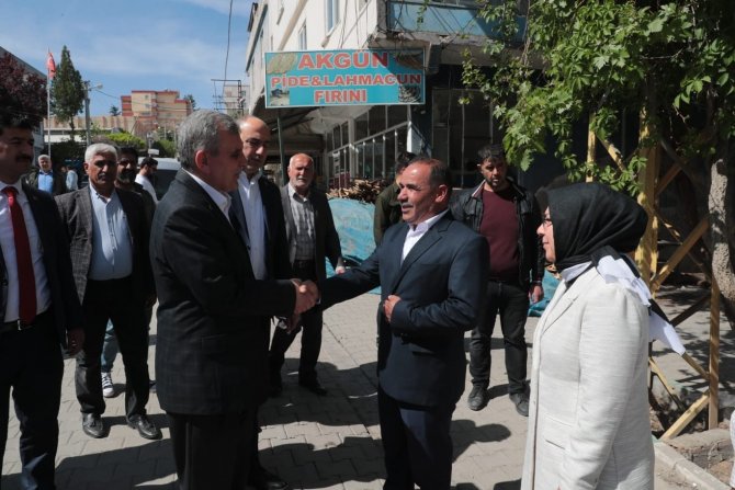 Beyazgül Bozova’da Temaslarda Bulundu