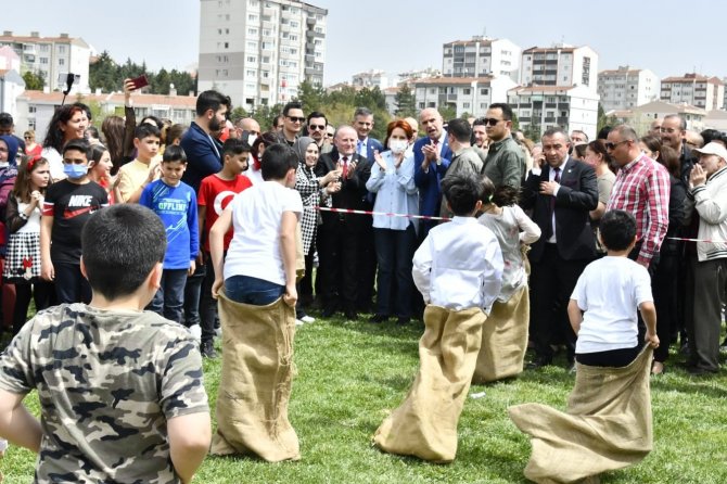 İ̇yi̇ Parti Genel Başkanı Akşener, Çocuk Şenliğine Katıldı