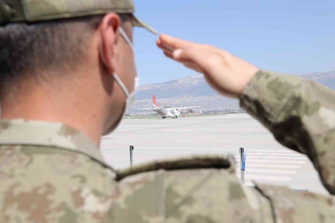 Kahramanmaraşlı Şehidin Naaşı Memleketine Getirildi
