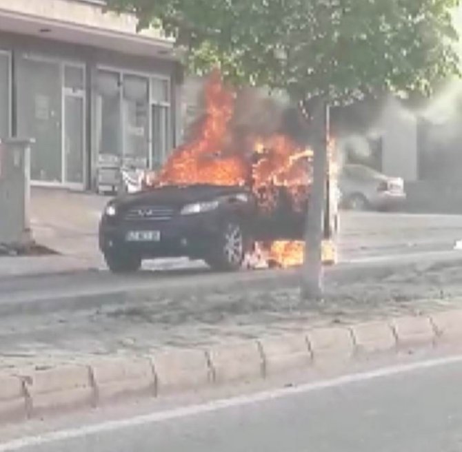 Konya’da Cip Alev Alev Yandı