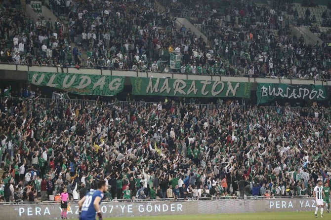 Spor Toto 1. Lig: Bursaspor: 1 - Denizlispor: 0 (İ̇lk Yarı Sonucu)