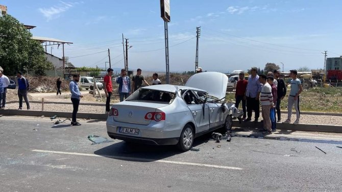 Hatay’da Trafik Kazası: 2 Yaralı