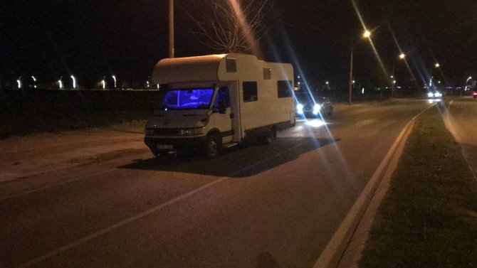 Edirne’de Alkolü Karavan Sürücüsü Polise Zor Anlar Yaşattı
