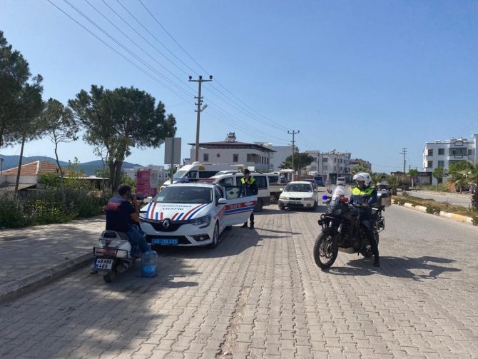 Jandarmadan Motosikletlilere Sıkı Denetim