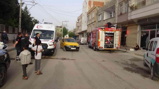Kilis’te Klima Motorundan Çıkan Yangın Korkuttu