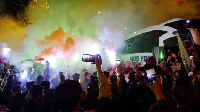 Şampiyon Muşspor’a Coşkulu Karşılama