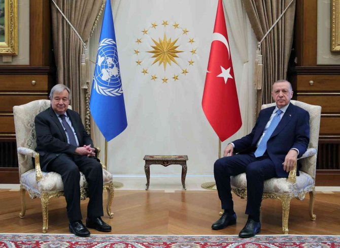 Erdoğan Ve Guterres, Rusya-ukrayna Krizini Değerlendirdi