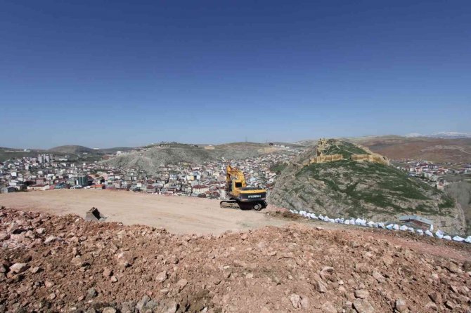 Bamsı Beyrek Seyir Terası İçin Çalışmalar Aralıksız Sürüyor