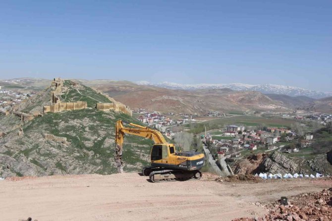 Bamsı Beyrek Seyir Terası İçin Çalışmalar Aralıksız Sürüyor