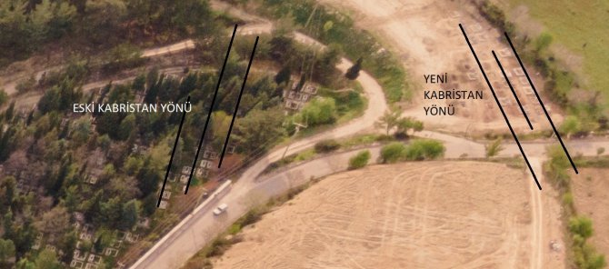 Buldan’ın Yeni Mezarlığında Yanlış Yön İddiası