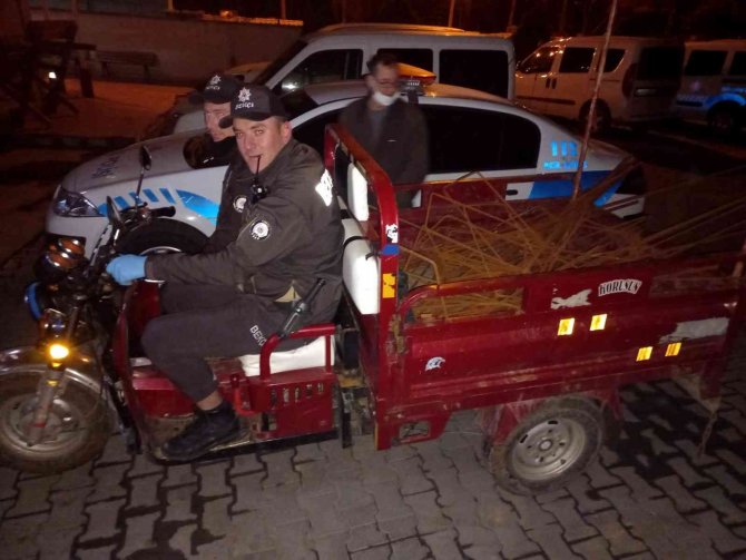 600 Kilo Demir Çalan 4 Kişi Tutuklandı
