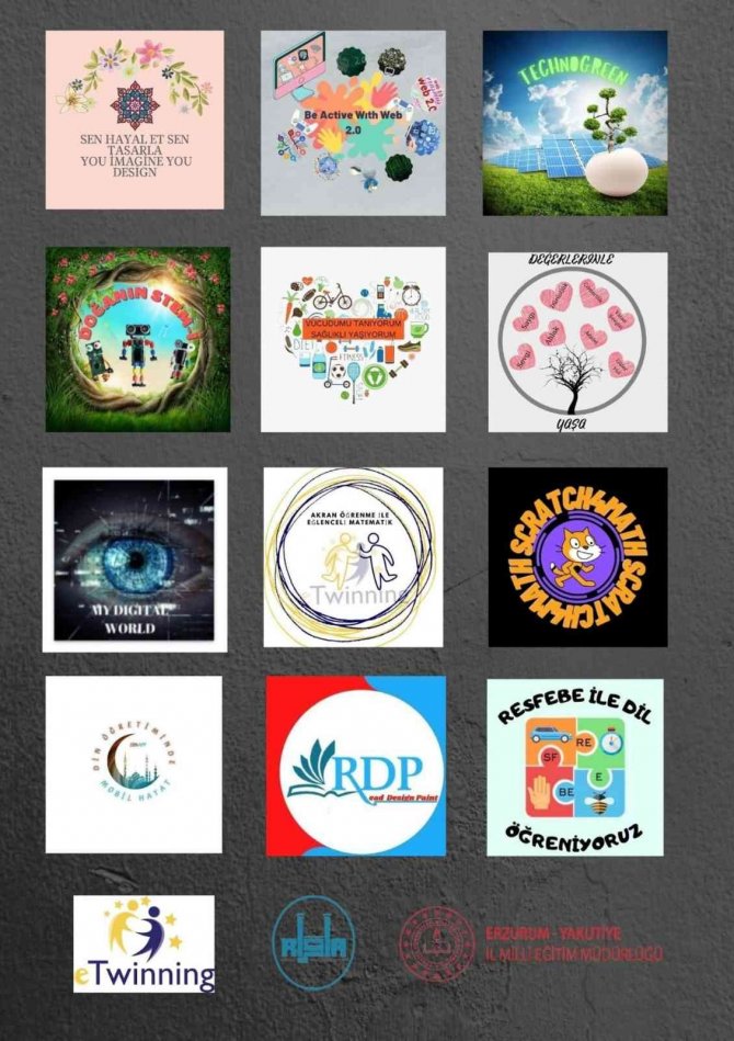 Raif Azak İ̇mam Hatip Ortaokulundan 15 Etwinning Projesi