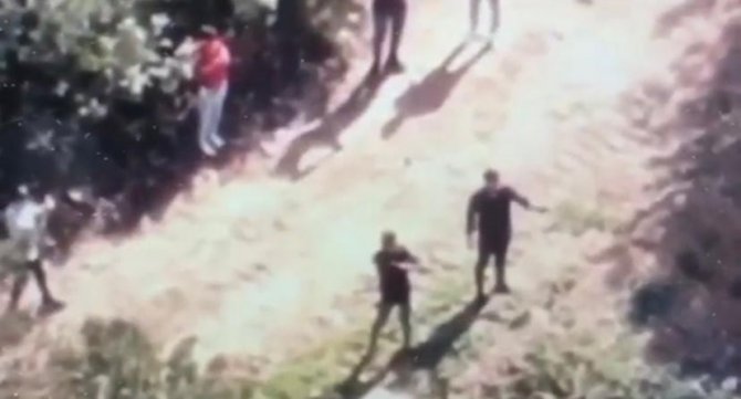 Ormanda Silahla Ateş Edenler Dronla Yakalandı, Polis Cezayı Kesti