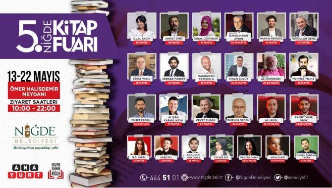 Niğde Belediyesi Kitap Fuarı Düzenliyor