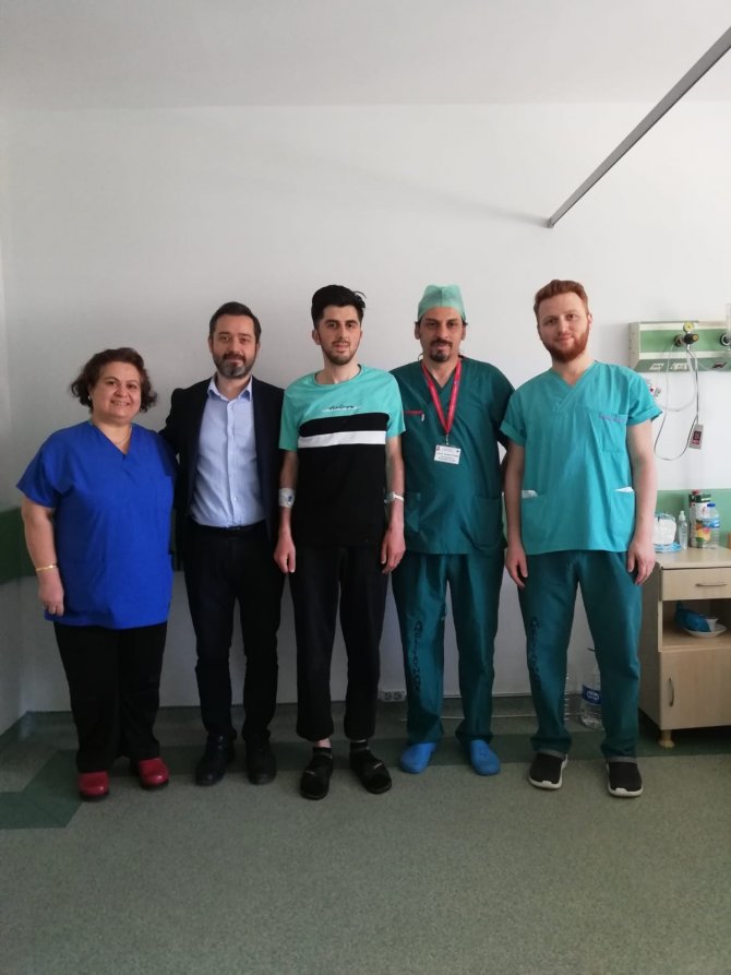 Tokat’tan Gelen Skolyoz Hastası Samsun’da Şifa Buldu