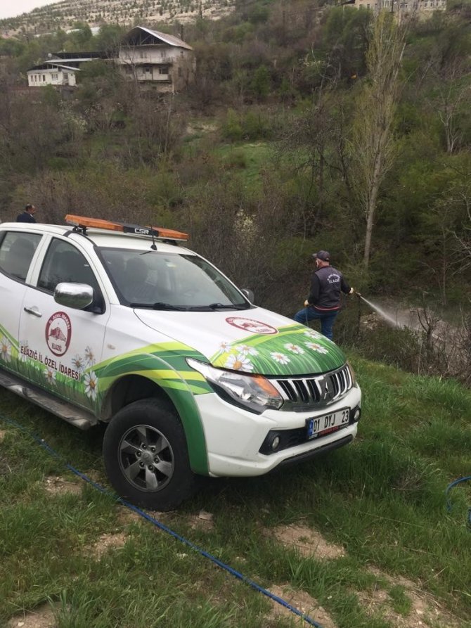Elazığ’da Larva İle Mücadele Çalışması