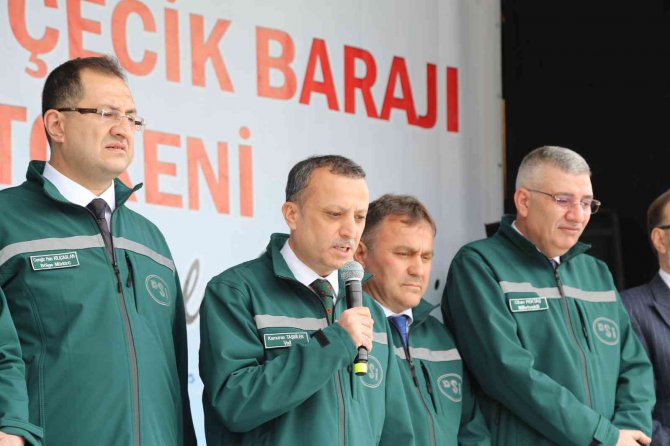 Bahçecik Barajı’nda Su Tutma Töreni Gerçekleştirildi