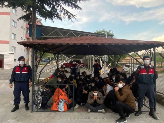 Tem’de 46 Kaçak Göçmen Yakalandı, 3 Kişi Tutuklandı