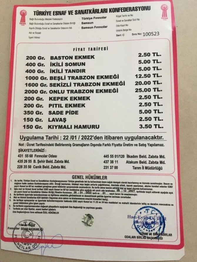 Vatandaşlardan Ekmek Zammına Tepki