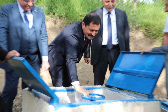 Kuraklıktan Etkilenen Amasya’ya 400 Dekarlık Sulama Tesisi Yapıldı