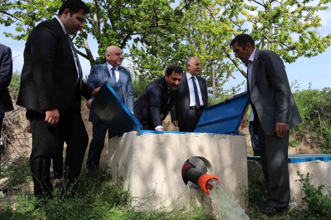 Kuraklıktan Etkilenen Amasya’ya 400 Dekarlık Sulama Tesisi Yapıldı