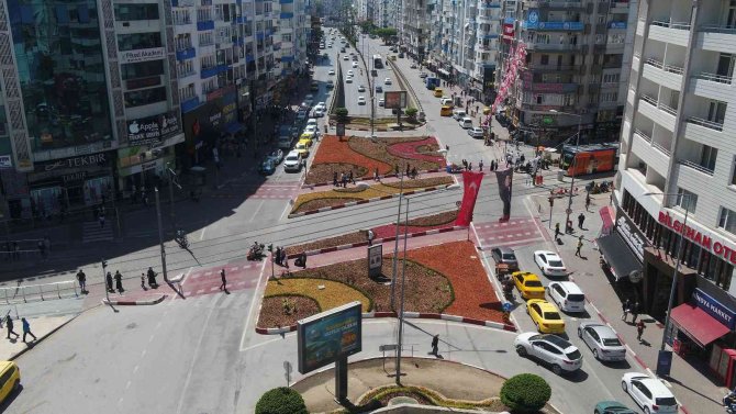Büyükşehirden Su Tasarruflu Peyzaj Çalışması