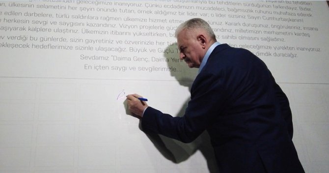 Cumhurbaşkanı Erdoğan’a Yazılan Mektuba Binali Yıldırım İmzası