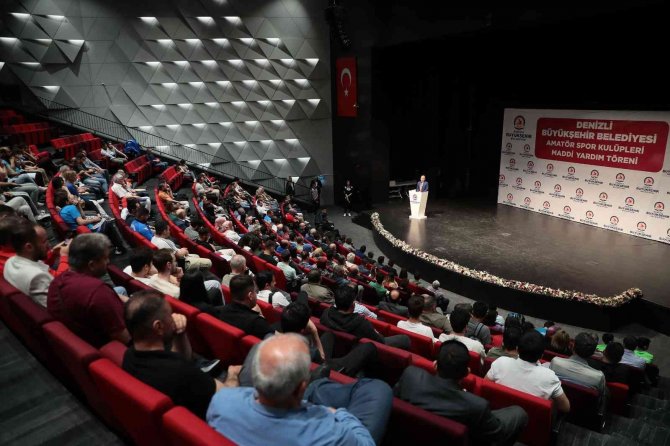 Denizli’de 179 Amatör Spor Kulübüne 2 Milyonluk Can Suyu