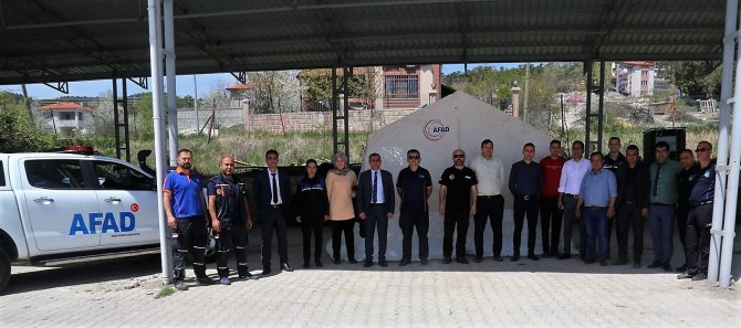 Çameli Belediyesi Personeline Uygulaması Afet Eğitimi