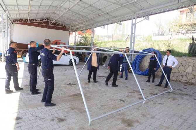 Çameli Belediyesi Personeline Uygulaması Afet Eğitimi