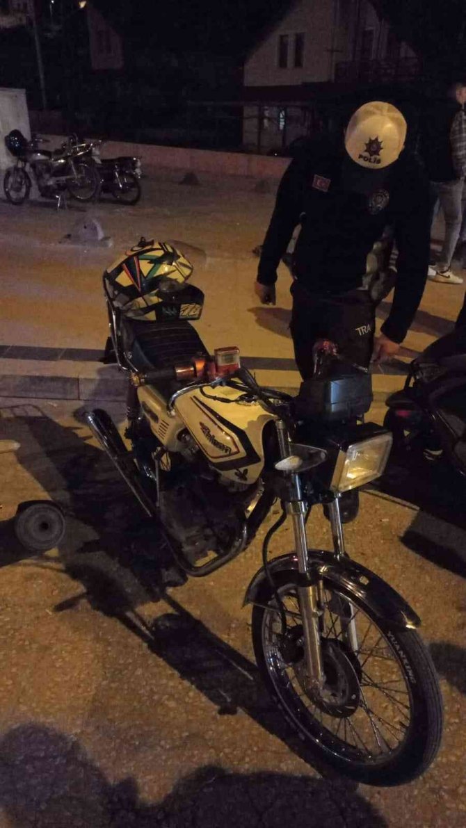 Motosikletlere Gece Denetimi
