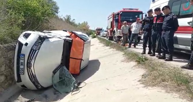 Edirne’de Kaza: 1 Kişi Öldü