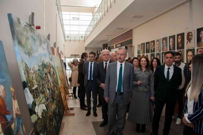 Eğitim Fakültesi Resim- İ̇ş Eğitimi Anabilim Dalından 2020 Mezunları Resim Sergisi
