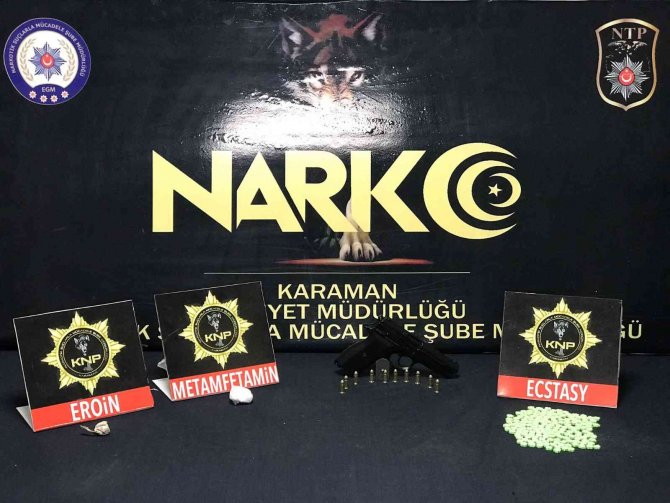 Karaman’da Uyuşturucudan 3 Şüpheli Tutuklandı