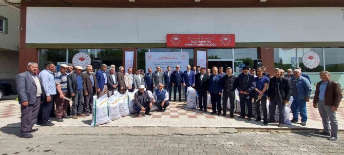 Tosya’da Çeltik Üretimi Yapan Üreticilere 27 Tonluk Tohum Desteği