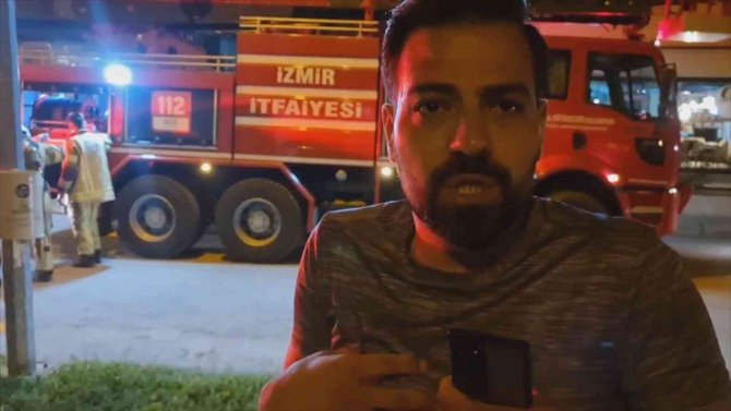 İ̇tfaiye Personeli Canlı Yayında Gazeteciye Böyle Saldırdı