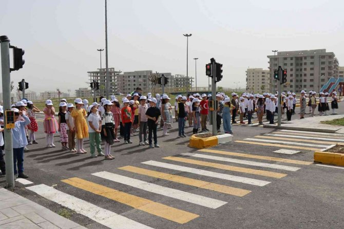 Şanlıurfa’da Öğrenciler Trafik Haftasını Kutladı