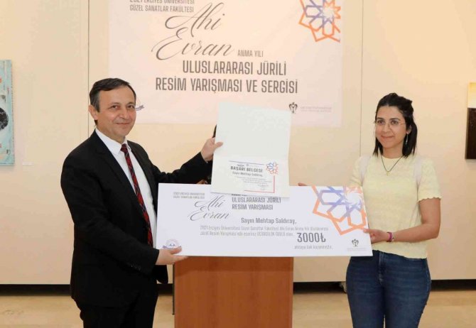 Erü’de “Ahi Evran Anma Yılı Uluslararası Jürili Resim Yarışması” Ödülleri Sahiplerine Verildi