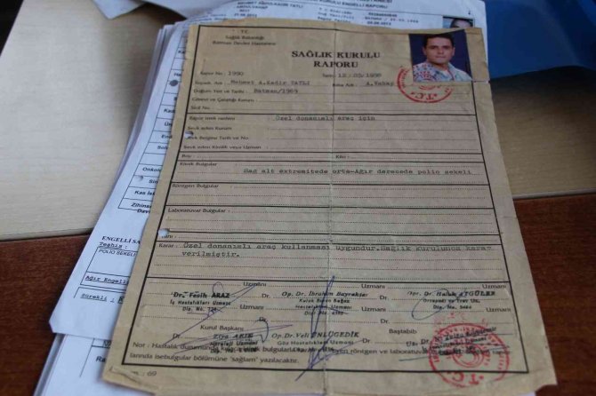 52 Yaşındaki Engelli Vatandaş Batman’da İptal Edilen Raporunu Diyarbakır’da Aldı