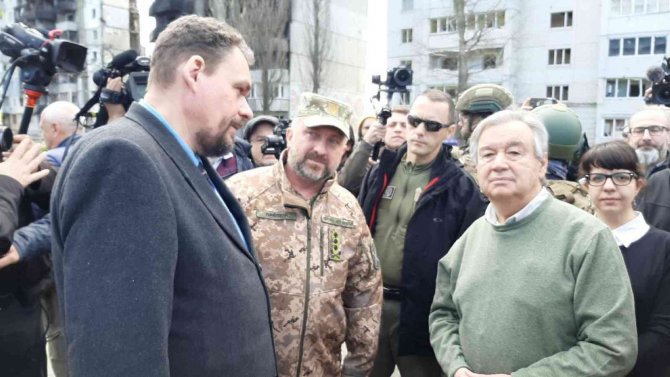 Bm Genel Sekreteri Guterres’ten Bucha, Irpin Ve Borodyanka’ya Ziyaret