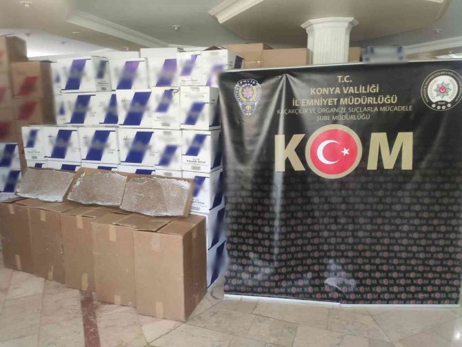 Konya’da Kaçakçılık Operasyonu