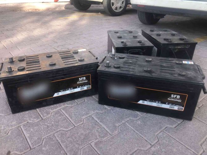 Konya’da Araçlardan Akü Hırsızlığı Şüphelisi Yakalandı