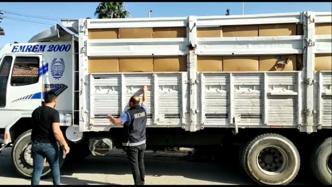 Mersin’de 5 Milyon Adet Dolu Makaron Ele Geçirildi