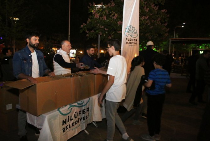 Nilüfer’de Kadir Gecesi İkramı