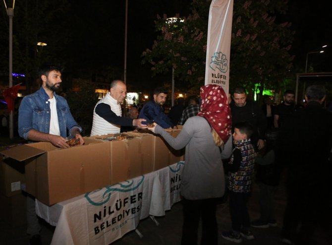 Nilüfer’de Kadir Gecesi İkramı