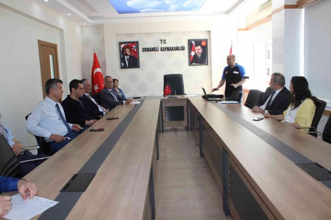 Afad’ın Osmaneli’nde ’Afet, Deprem Ve Yangın Eğitimi’