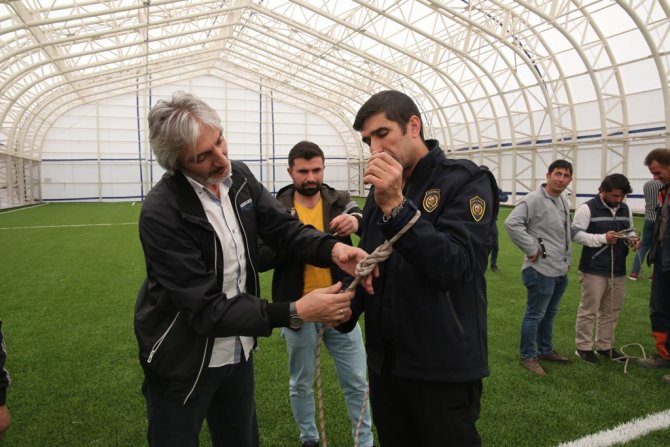 Belediye Personeline Yüksekte Güvenlik Eğitimi