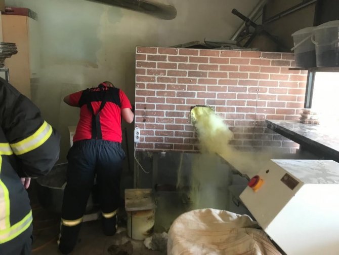 Fırındaki Doğalgaz Sıkışması Paniğe Neden Oldu