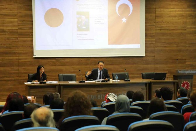 Japonya Büyükelçiliği Elçi-müsteşar, Misyon Şefi Yardımcısı Takeroaoyama Nevü’de Konferansı Verdi